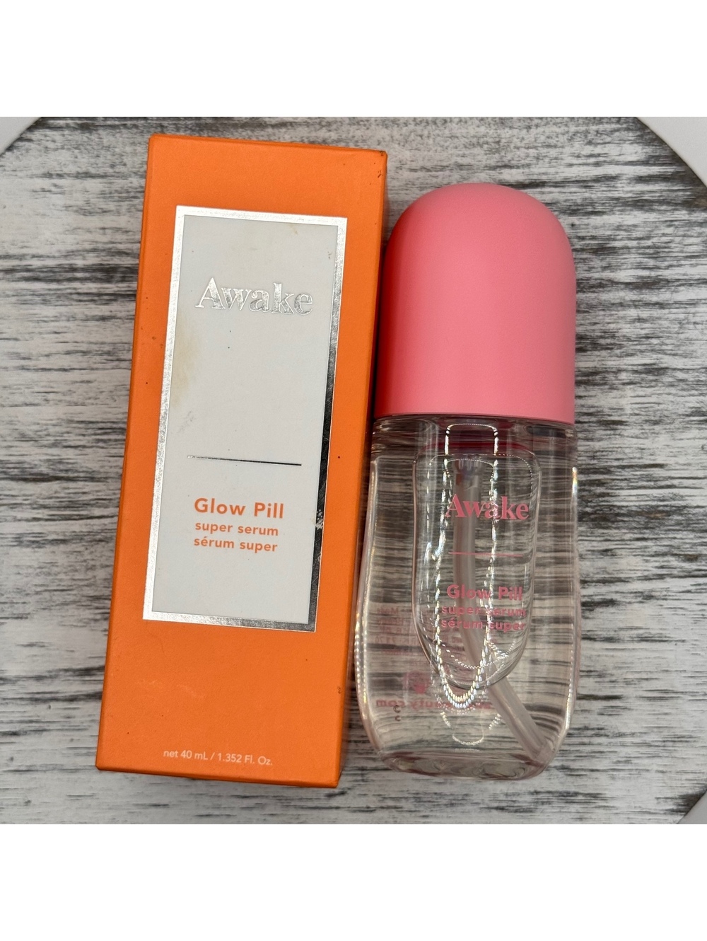Awake Beauty Glow Pill Super Serum 1.35 oz/40 ml Full Size BRAND NEW in Box